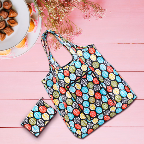 Compact Foldable Grocery Tote Bag