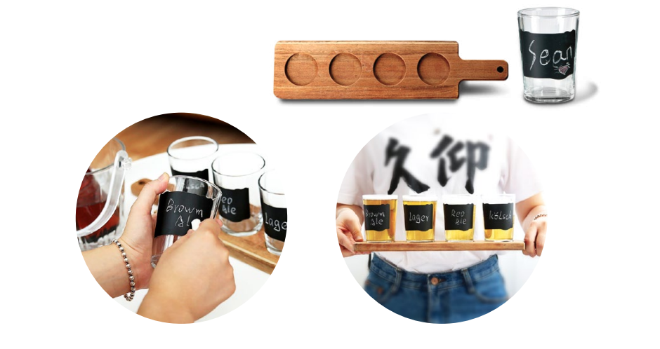 Wooden promo accessories for beer marketing