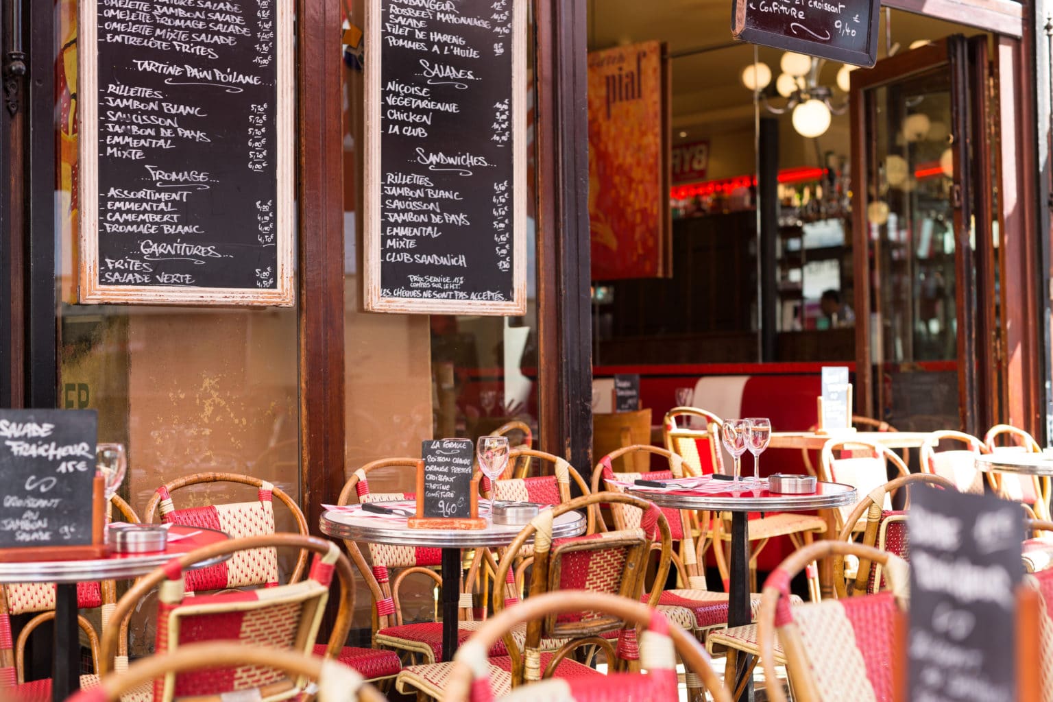 Chalkboard Ideas in restaurant