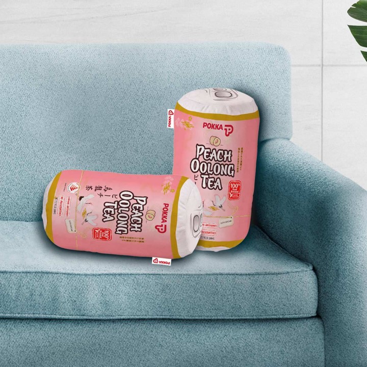 POKKA OOLONG PEACH TEA Cushion Promotional Gift